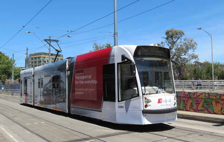 Yarra Trams Combino 3504 Audi RS6